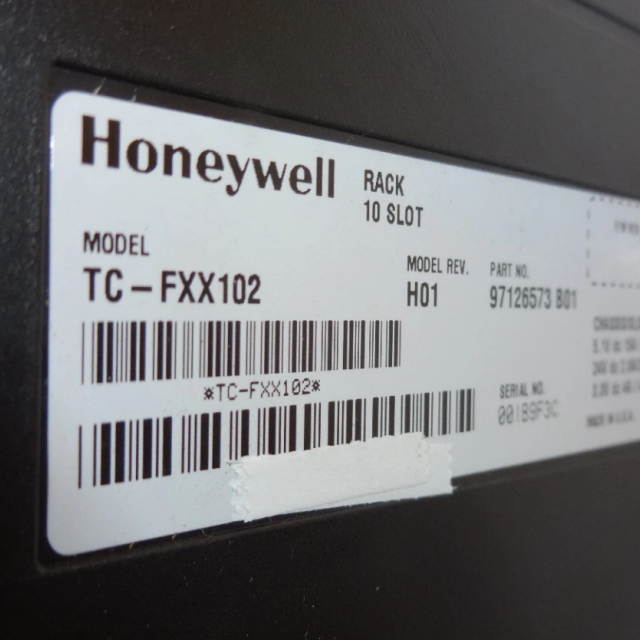 Honeywell TC-FXX102 TEN SLOT CHASSIS RACK