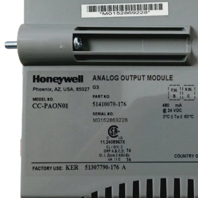 Honeywell CC-PAON01 51410070-176 Analog Output (AO) Module