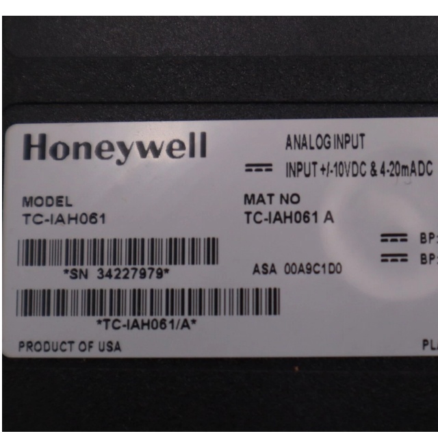 Honeywell TC-IAH061 EXPERION ANALOG INPUT