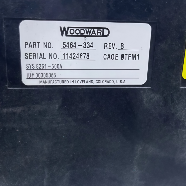 Woodward 5464-334 Rev. J Analog Input Module