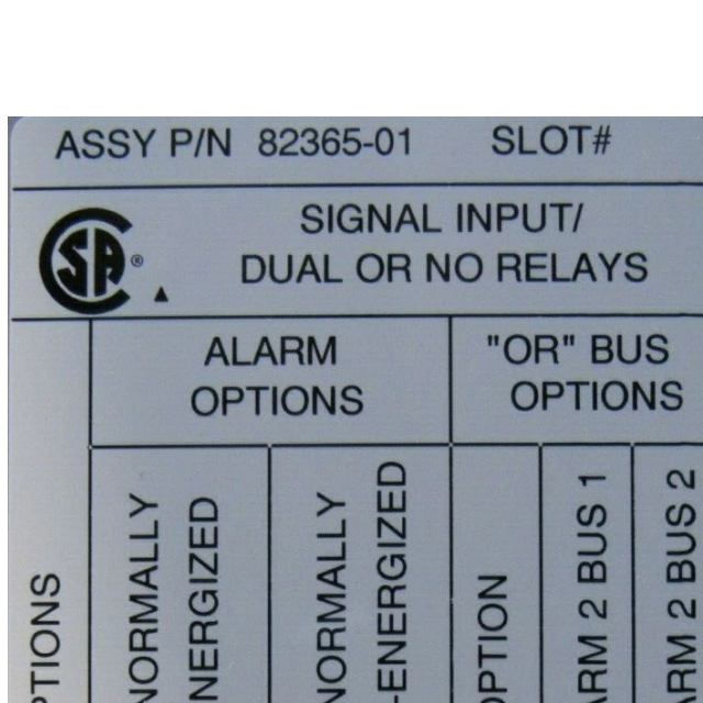 Bently Nevada 82365-01 Recorder Outputs/Alarm Relay Output