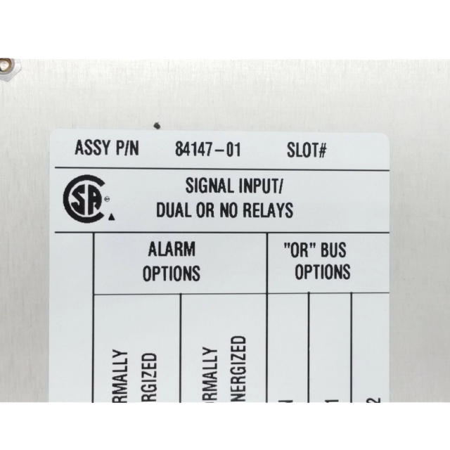 Bently Nevada 84147-01 XDUCR I/O & Record Terminal