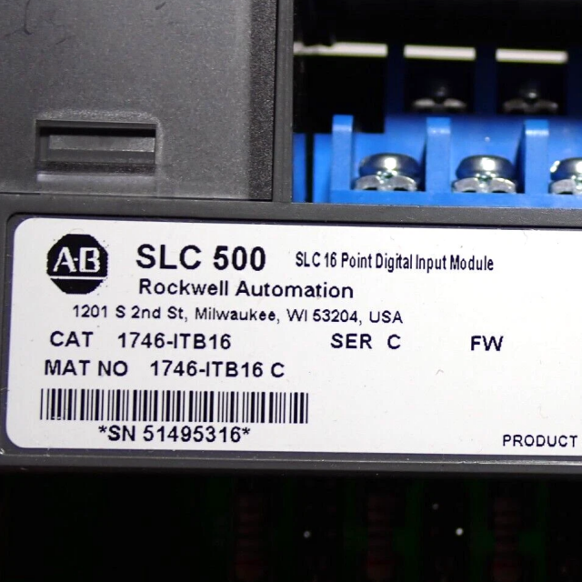 Allen Bradley 1746-ITB16 SLC 500 Input Module