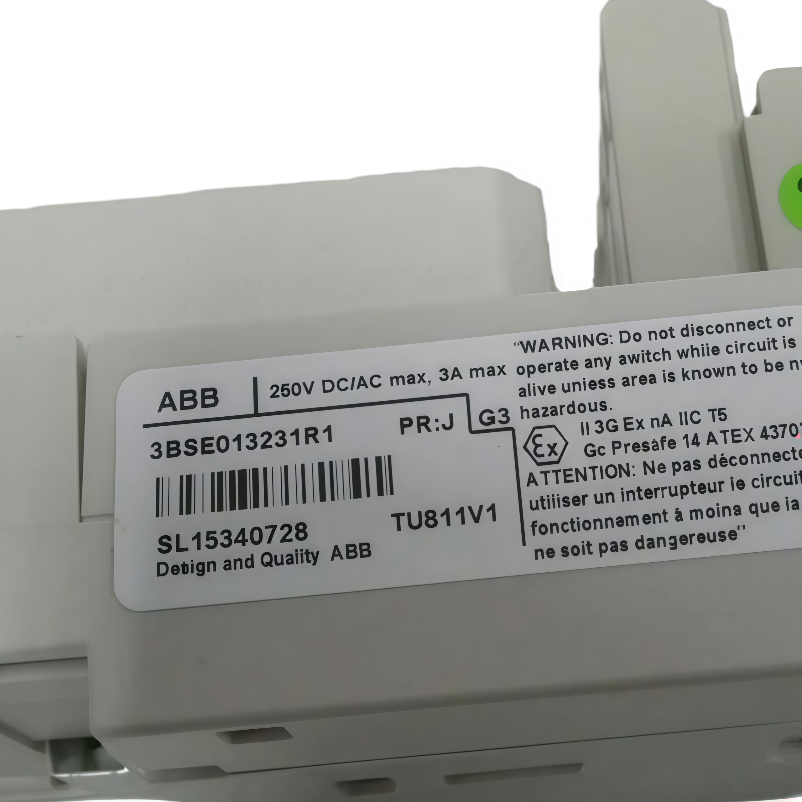 ABB TU811V1 3BSE013231R1 Termination Base PLC Module