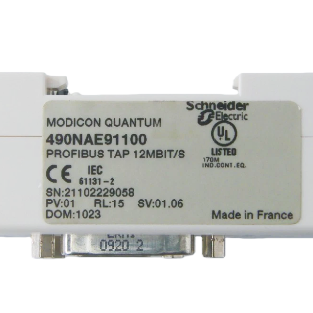 Schneider 490NAE91100 Main bus junction box for Profibus DP bus