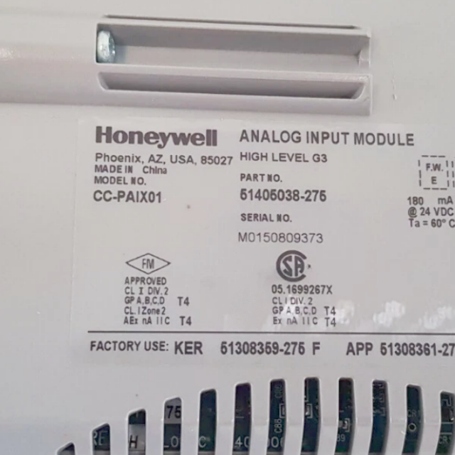 Honeywell CC-PAIX01 51405038-275 Analog Input Module