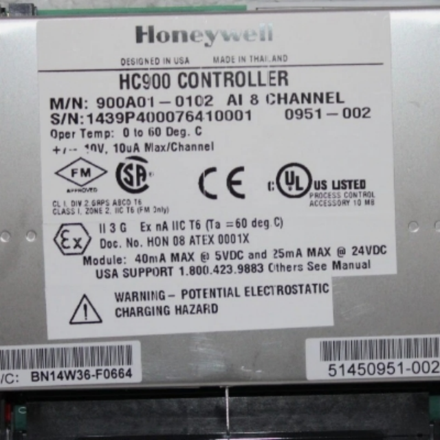 Honeywell 900A01-0102 Analog Input Module