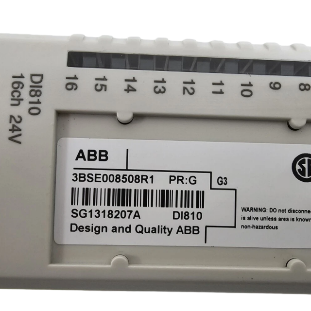 ABB DI810 3BSE008508R1 Digital Input Module