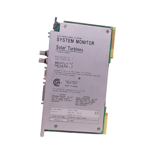 Bently Nevada 135462-01 190662-13 Solar Turbines Board