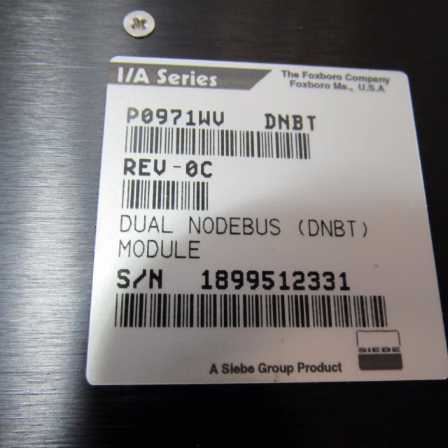 Foxboro DNBTP0971WV NODE BUS MODULE