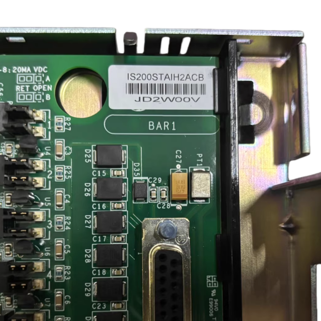GE IS200STAIH2ACB Analog I/O Terminal Board