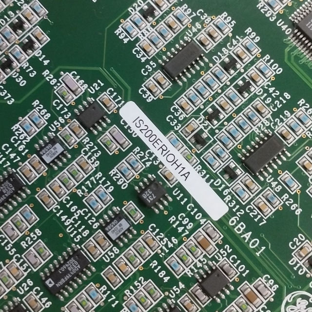 GE IS200ERIOH1A Exciter regulator I/O board