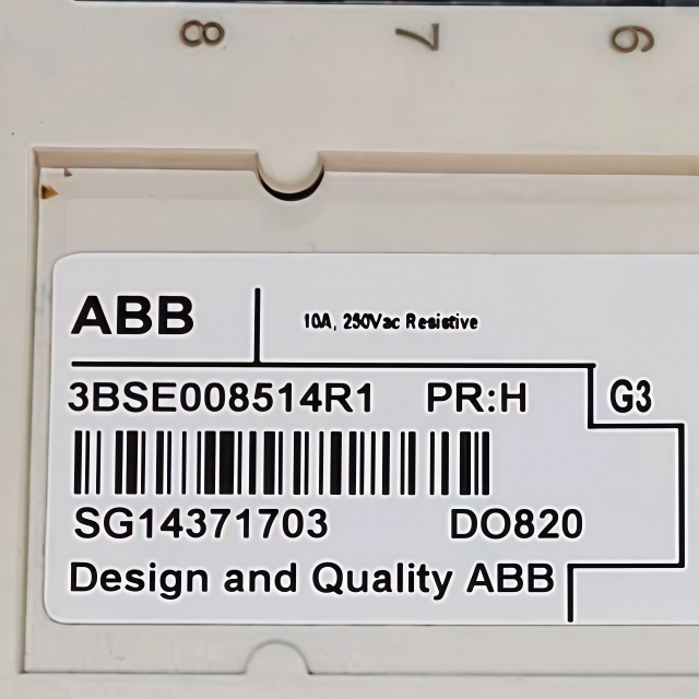 ABB DO820 3BSE008514R1 S800I/O Module