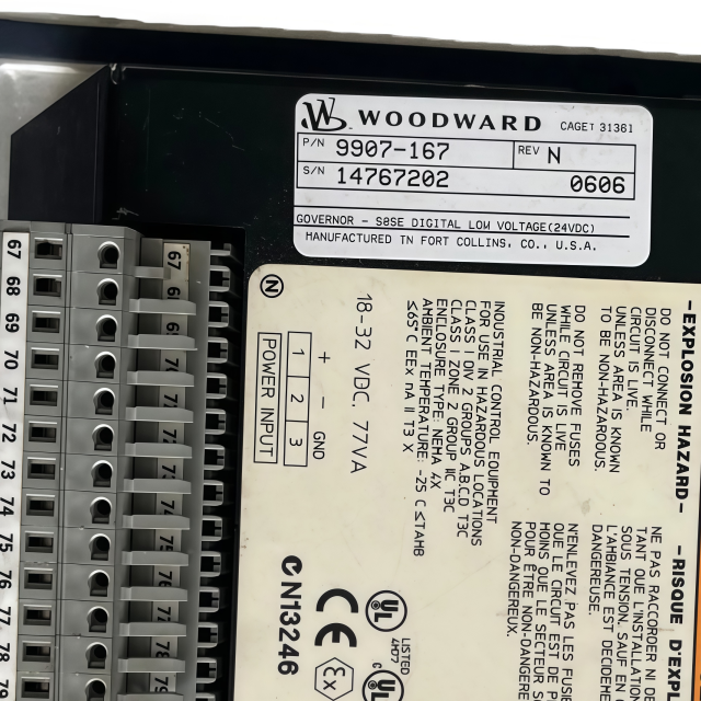 Woodward 9907-167 Digital Governor