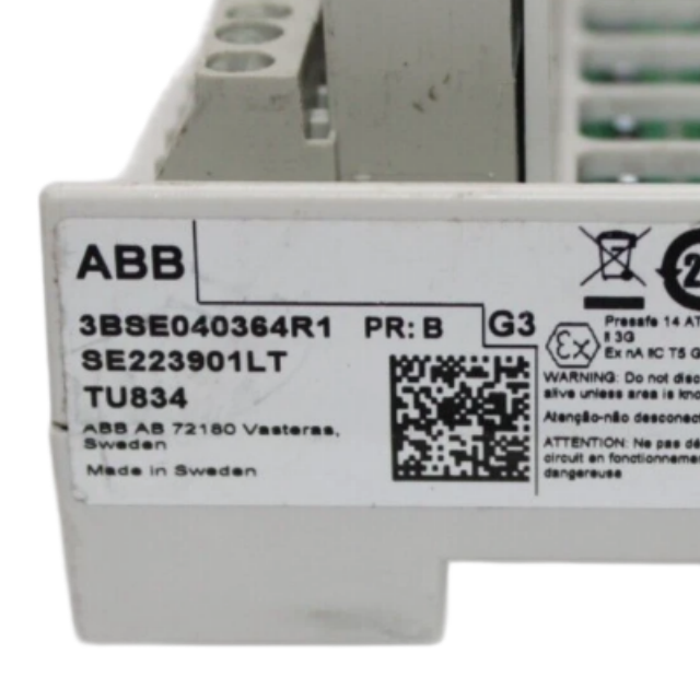 ABB TU834 3BSE040364R1 TERMINATION UNIT