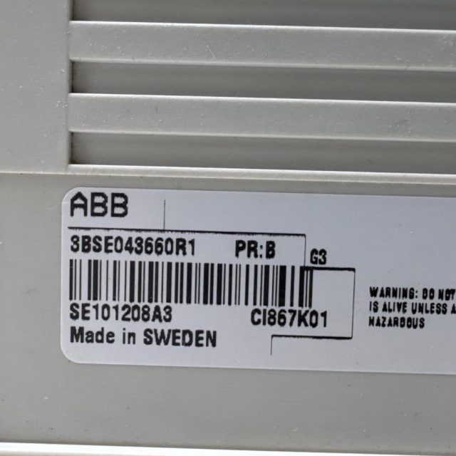 ABB CI867K01 3BSE043660R1 Modbus TCP Interface
