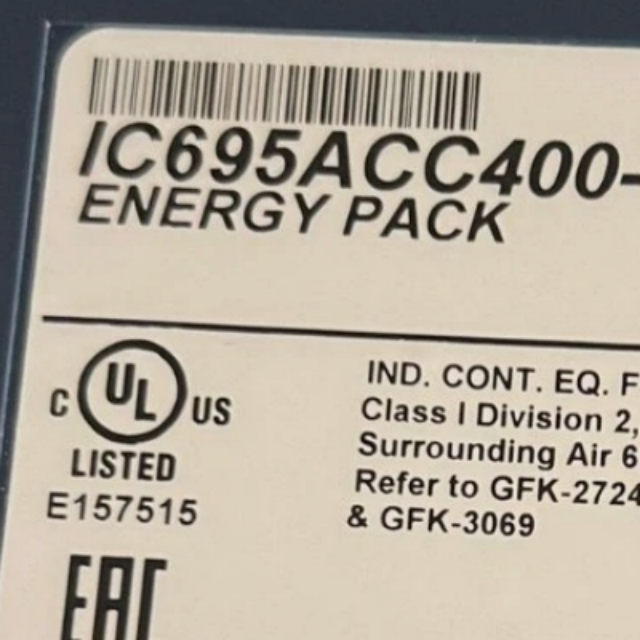 GE IC695ACC400 CPU ENERGY PACK