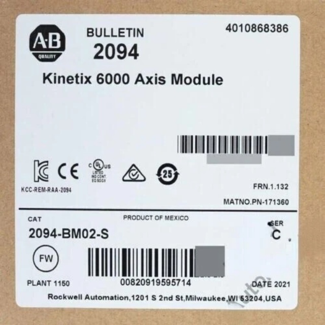 Allen Bradley 2094-BM02-S AXIS MODULE