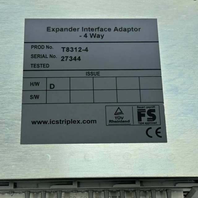 ICS TRIPLEX T8312 Speed Monitor Module