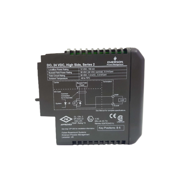 Emerson KJ3202X1-BA1 12P2536X062 Discrete Output Module