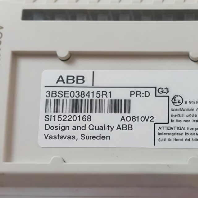 ABB AO810V2 3BSE038415R1 ANALOG OUTPUT MODULE