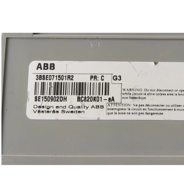 ABB BC820K01 3BSE071501R1 CEX Bus Interconnection Unit