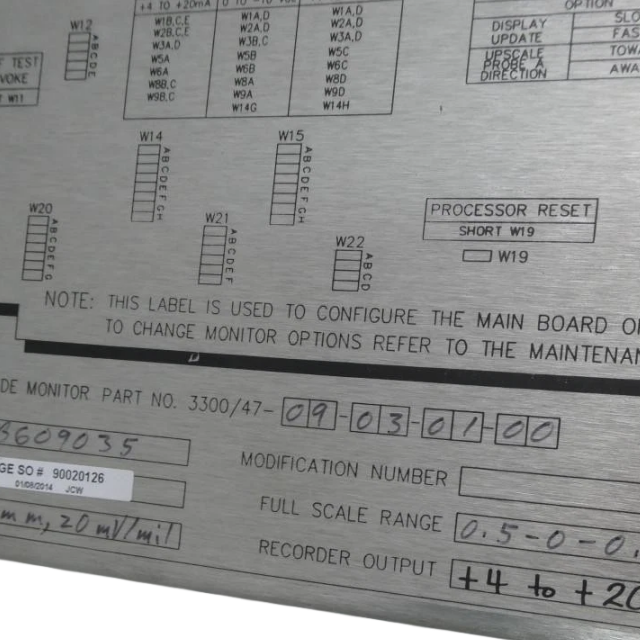 Bently Nevada 3300/47-09-03-01-00 Differential Expansion Monitor
