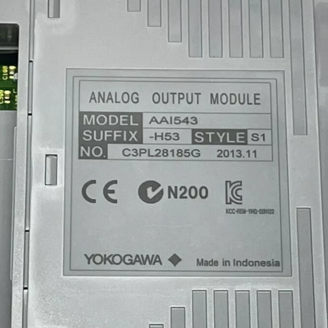 Yokogawa AAI543-H53S1 Analog Output Module