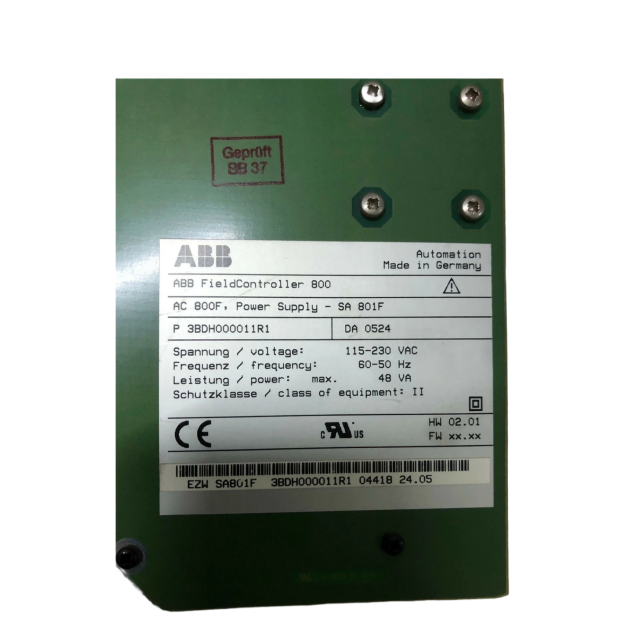 ABB SA801F 3BDH000011R1 Freelance Power Supply