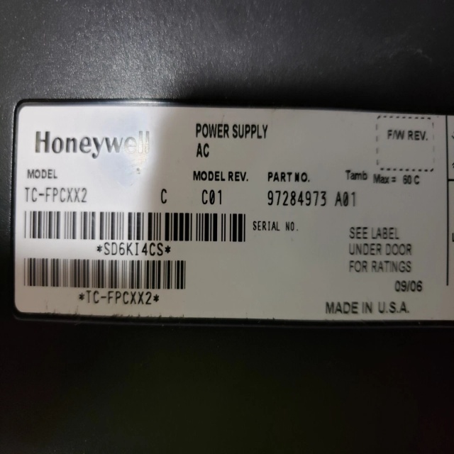Honeywell TC-FPCXX2 Power Supply Module