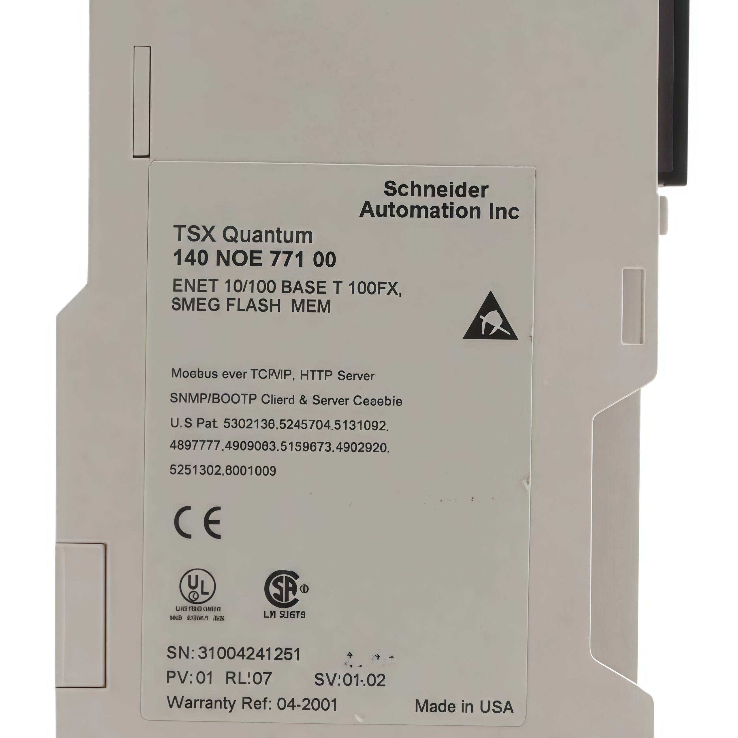 Schneider 140NOE77100 Ethernet module