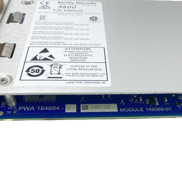 Bently Nevada 3500/25-01-01-00 149369-01 Enhanced Keyphasor Module