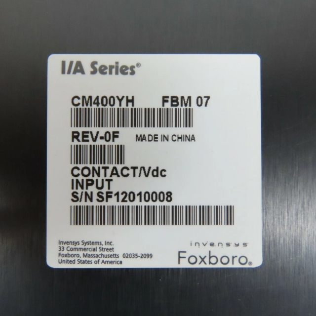 Foxboro CM400YHFBM7 Expansion I/o Module
