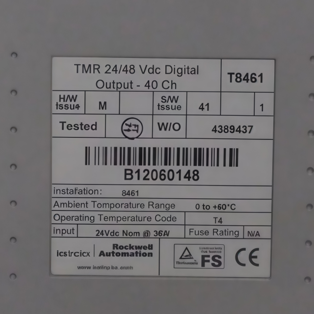 ICS TRIPLEX T8461 Triple Modular Redundant (TMR) Digital Output Module