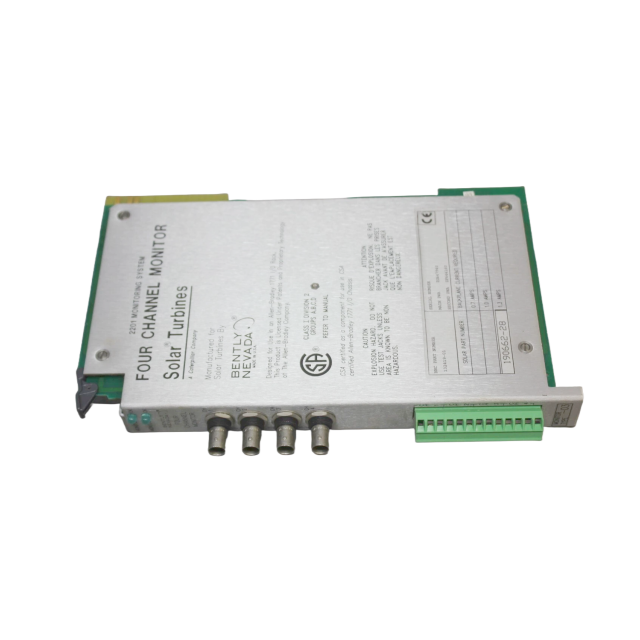 Bently Nevada 132419-01 190662-28 Four Channel Monitor solar Turbines