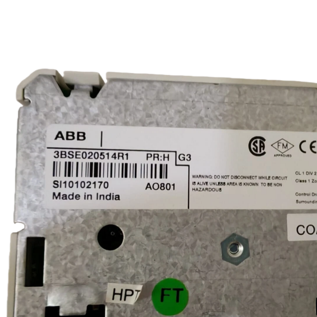 ABB AO801 3BSE020514R1 ANALOG OUTPUT MODULE