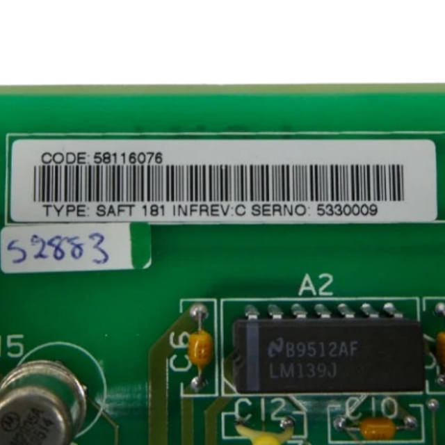 ABB SAFT 181 INF 58116076 Interface Board