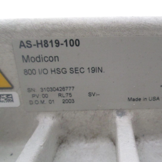 Schneider AS-H819-100 Modicon 7 Slot Rack