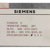 Siemens 6DD1670-0AF0 Membrane Switch Keyboard