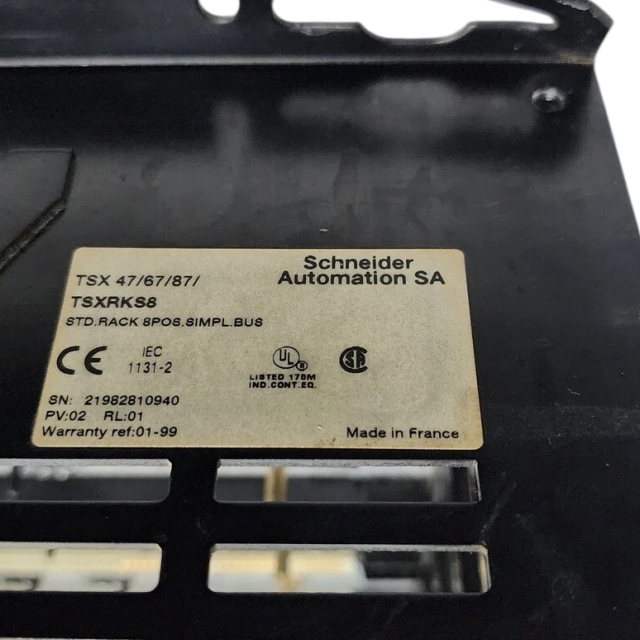 Schneider TSXRKS8 STD RACK 8 POS SIMPL BUS