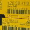 B&R X20BM33 3-slot right-side bus module