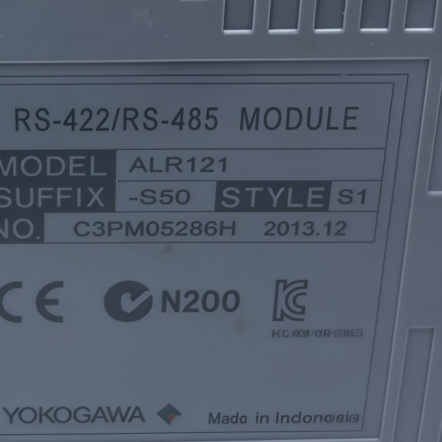 Yokogawa ALR121-S50 Serial Communication Module