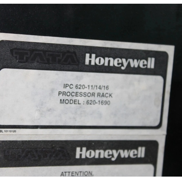 Honeywell 620-1690 14 slot processor rack with 8 blank card