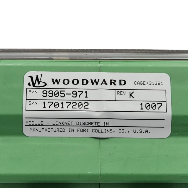 Woodward 9905-971 LINKNET 16-CHANNEL RELAY Module