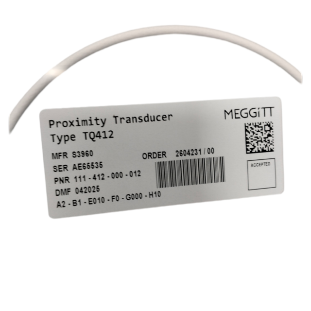 TQ412 111-412-000-013 A1-B1-E050-F0-G000-H05 Proximity transducer