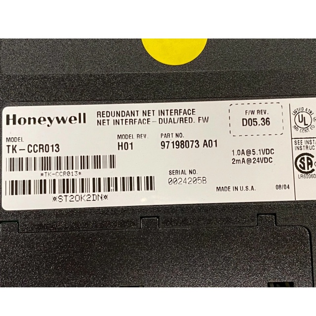Honeywell TK-CCR013 97198073-A01 NET INTERFACE MODULE