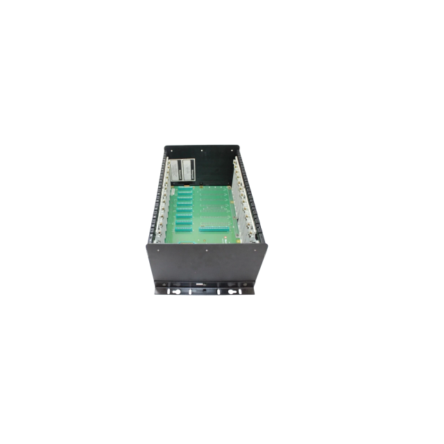 Honeywell 620-1690 14 slot processor rack with 8 blank card
