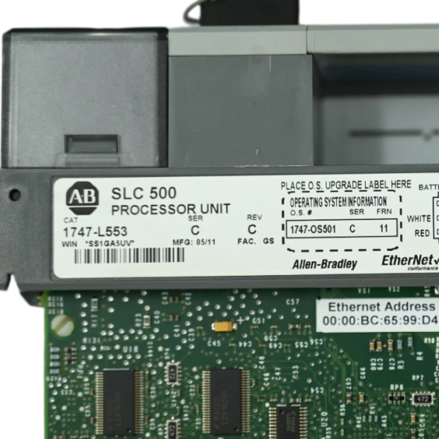 Allen Bradley 1747-L553 SLC 500 5/05 CPU Processor Unit