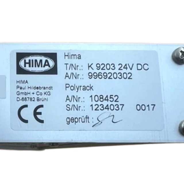 HIMA K9203 ACCESSORIES RACK FAN