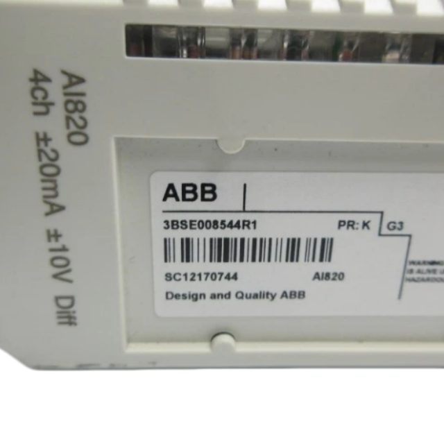ABB AI820 3BSE008544R1 Analog Input Module